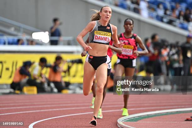 Rose Davies of Australia competes in the Women's 3000m Final on May 21, 2023 in Yokohama, Japan.