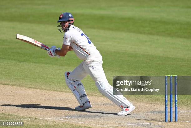 Sir Alastair Cook of Essex bats during the LV= Insurance County Championship Division 1 match between Nottinghamshire and Essex at Trent Bridge on...