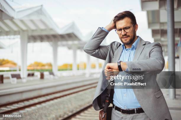 worried commuter - postpone stock pictures, royalty-free photos & images