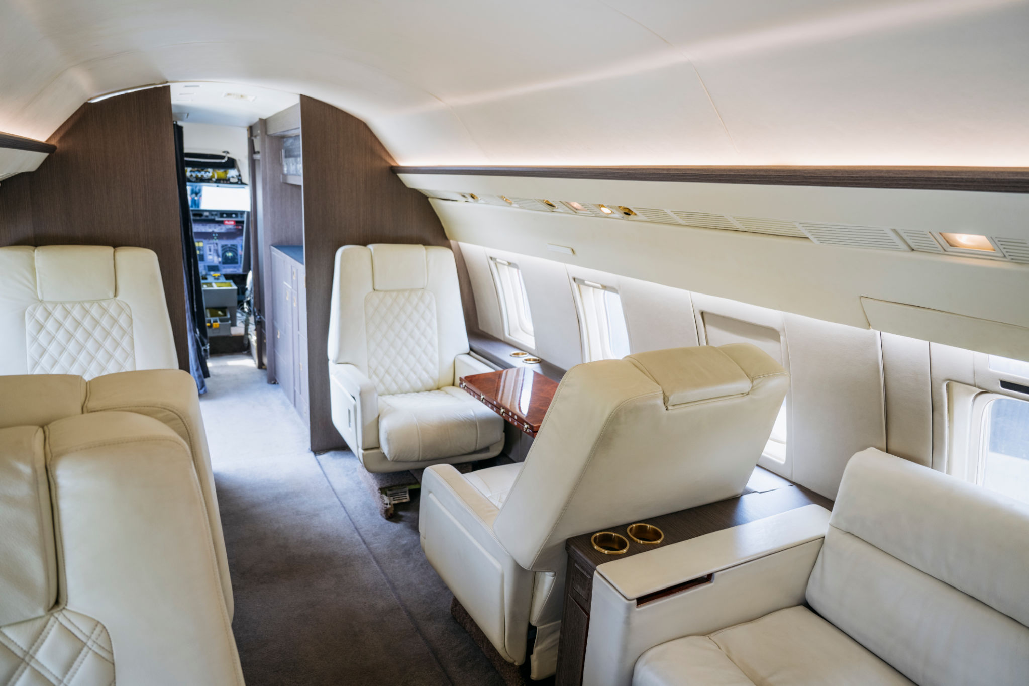 airplane interior