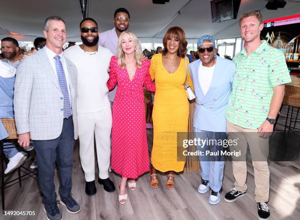 John Harbaugh, Odell Beckham Jr., Rudy Gay, Belinda Stronach, Chairwoman, CEO and President, The Stronach Group and 1/ST, Gayle King, Kevin Liles,...