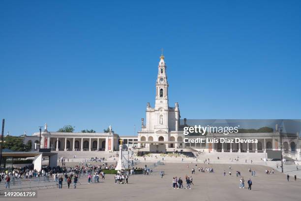 sanctuary of our lady of the rosary of fátima - shrine fotografías e imágenes de stock