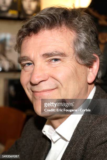 Politician Arnaud Montebourg poses during a portrait session in Paris, France on .