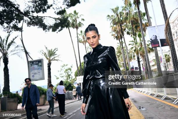 Shruti Haasan poses for a portrait during the 76th Annual Cannes Film Festival at the Martinez Hotel on May 21, 2023 in Cannes, France.