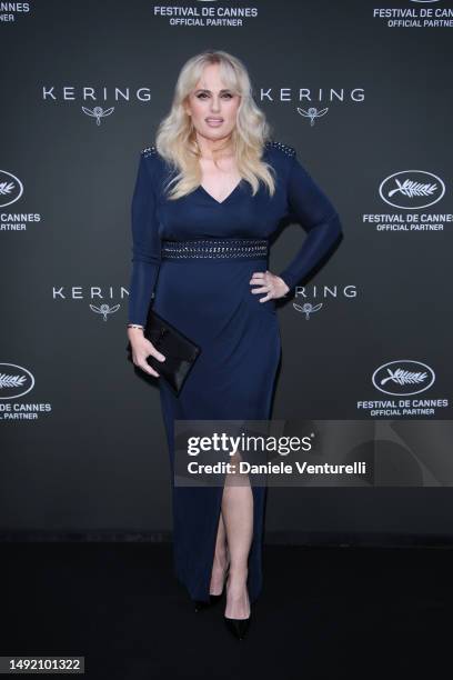 Rebel Wilson attends the Kering Women In Motion Awards during the Kering and Cannes Film Festival Official Dinner on May 21, 2023 in Cannes, France.