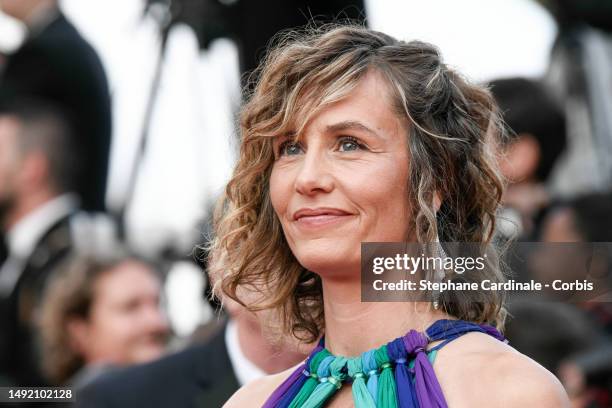 Cecile de France attends the "Firebrand " red carpet during the 76th annual Cannes film festival at Palais des Festivals on May 21, 2023 in Cannes,...