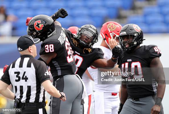 Jt Rutledge J.T. Tyler and Donald Rutledge Jr. #38 of the Houston Gamblers... News ...