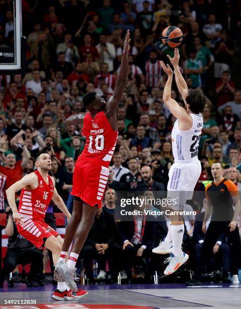 Sergio Llull player of Real Madrid during Turkish Airlines EuroLeague Final Four Kaunas 2023 Championship game between Olympiacos Piraeus and Real...