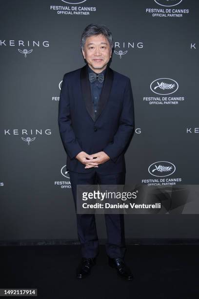 Hirokazu Koreeda attends the Kering Women In Motion Awards during the Kering and Cannes Film Festival Official Dinner on May 21, 2023 in Cannes,...