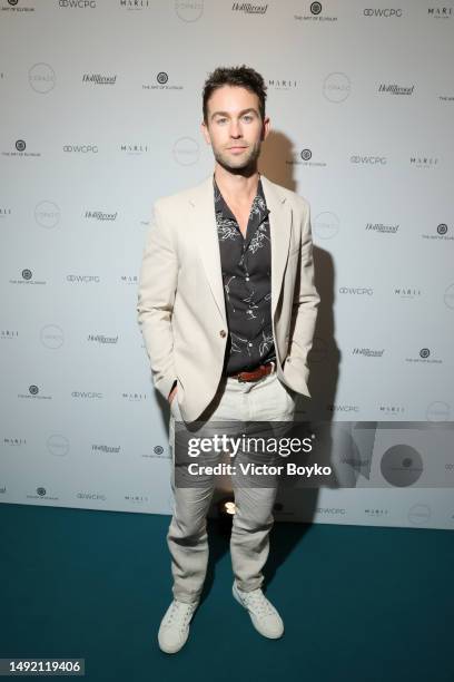 Chace Crawford attends The Art of Elysium "Paradis" 25th anniversary presented by Marli on May 21, 2023 in Cannes, France.