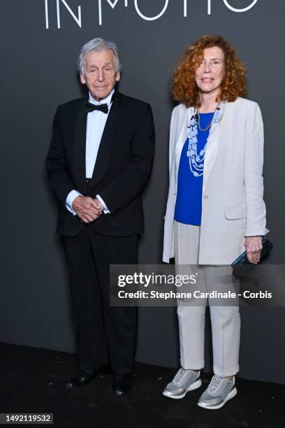 Costa Gavras and Michèle Ray-Gavras attend the 2023 "Kering Women in Motion Award" during the 76th annual Cannes film festival on May 21, 2023 in...