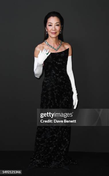 Michelle Yeoh attends the 2023 "Kering Women in Motion Award" during the 76th annual Cannes film festival on May 21, 2023 in Cannes, France.