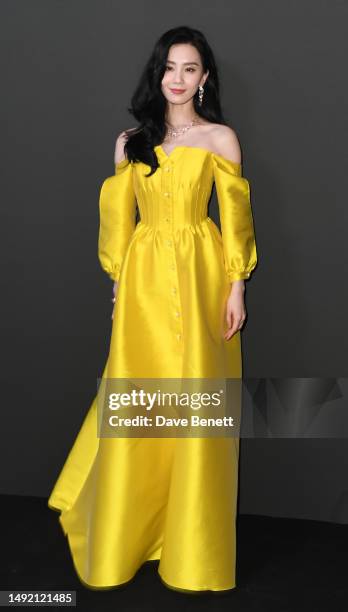 Liu Shishi attends the 2023 "Kering Women in Motion Award" during the 76th annual Cannes film festival on May 21, 2023 in Cannes, France.