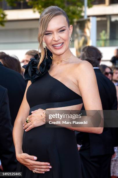 Josephine Skriver attends the "Firebrand " red carpet during the 76th Cannes Film Festival on May 21, 2023 in Cannes, France.