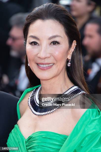 Michelle Yeoh attends the "Firebrand " red carpet during the 76th Cannes Film Festival on May 21, 2023 in Cannes, France.