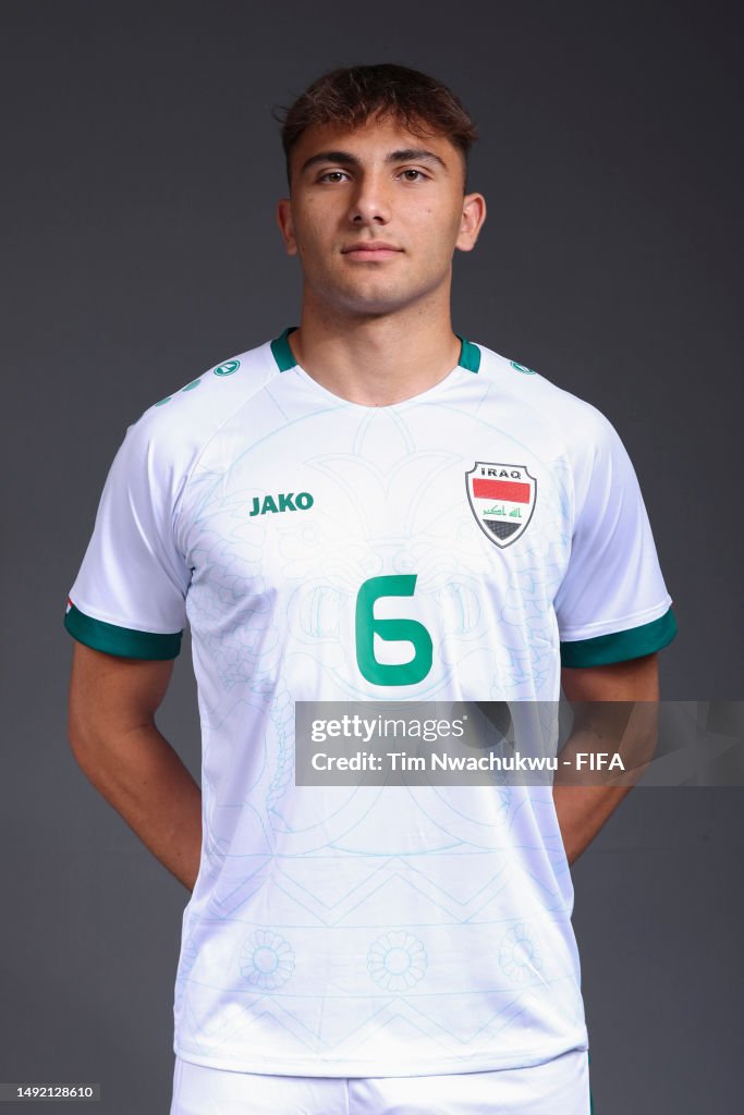 Raheed U Adam Rasheed of Iraq poses during the official FIFA U-20 World Cup ...