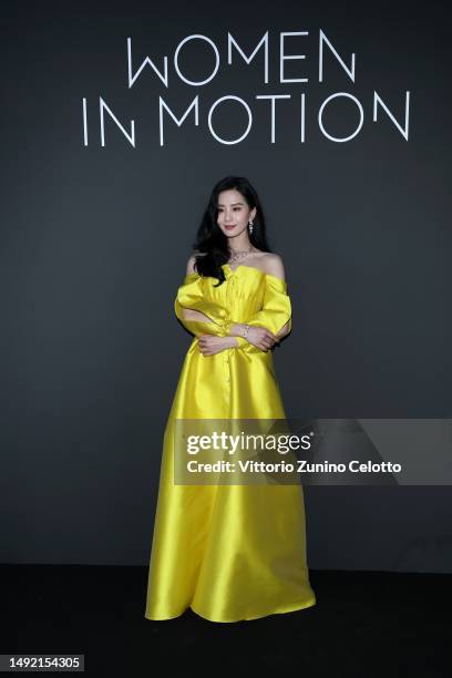 Liu Shishi attends Kering And Cannes Film Festival Official Dinner Photocall on May 21, 2023 in Cannes, France.