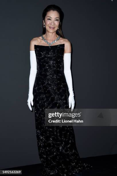 Michelle Yeoh attends the 2023 "Kering Women in Motion Award" during the 76th annual Cannes film festival on May 21, 2023 in Cannes, France.
