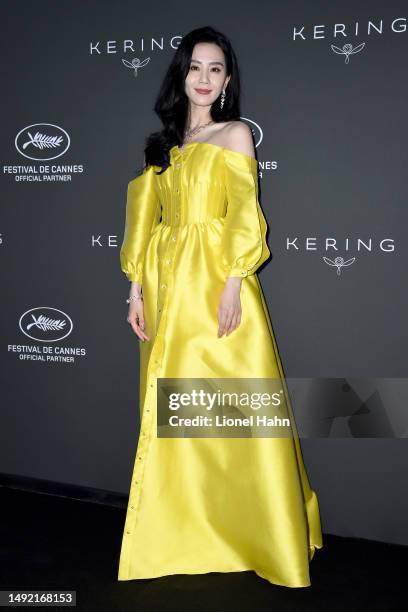 Liu Shishi attends the 2023 "Kering Women in Motion Award" during the 76th annual Cannes film festival on May 21, 2023 in Cannes, France.
