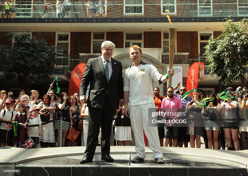 Day 68 - The Olympic Torch Continues Its Journey Around The UK
