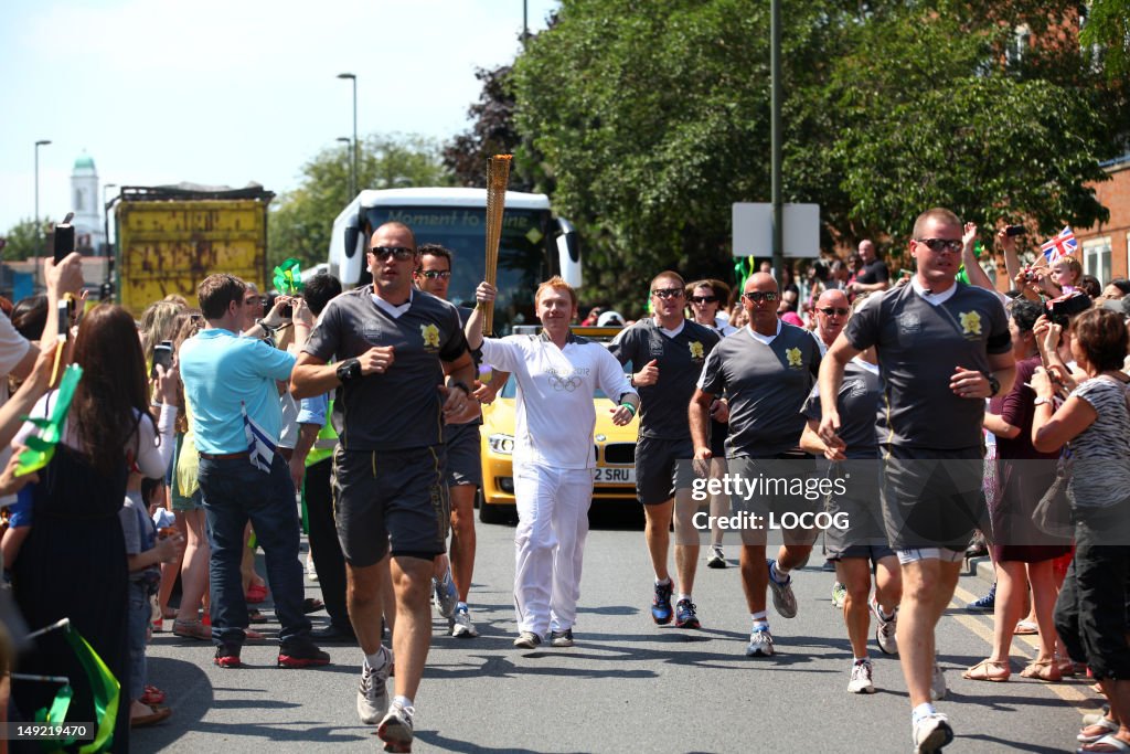 Day 68 - The Olympic Torch Continues Its Journey Around The UK