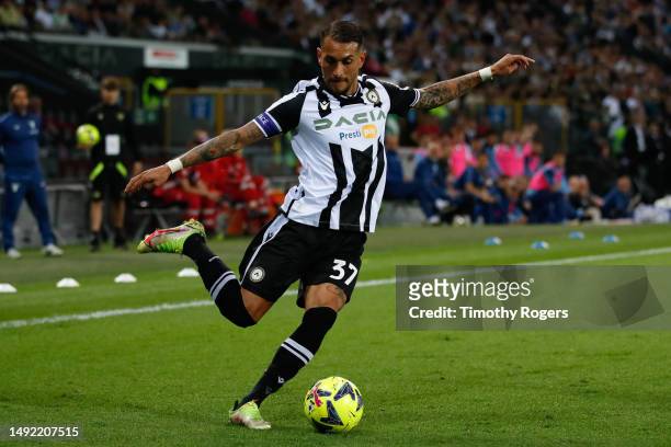 Roberto Pereyra of Udinese during the Serie A match between Udinese Calcio and SS Lazio at Dacia Arena on May 21, 2023 in Udine, Italy.
