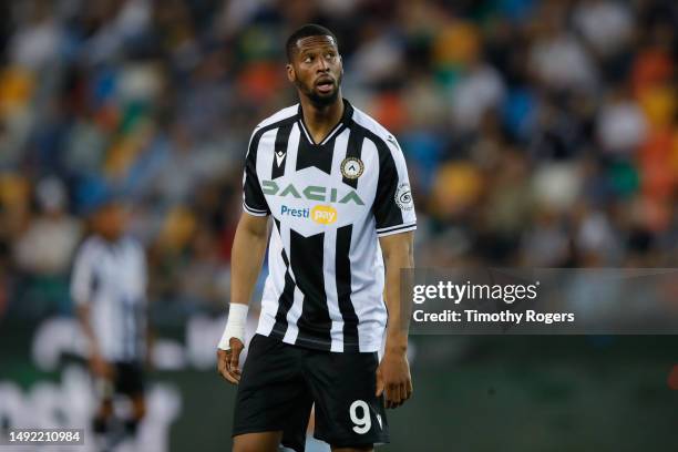 Beto of Udinese during the Serie A match between Udinese Calcio and SS Lazio at Dacia Arena on May 21, 2023 in Udine, Italy.