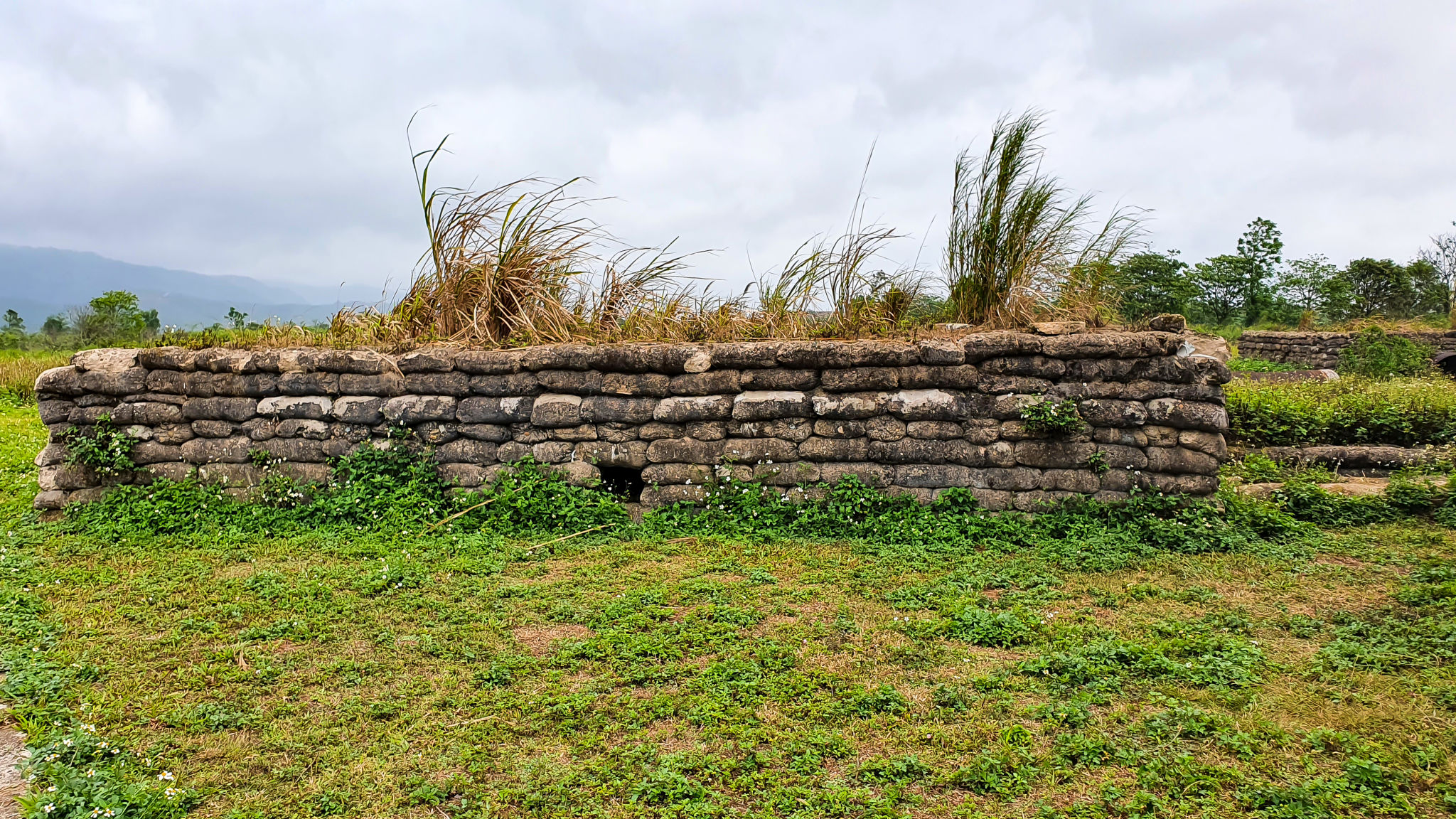 Tunnel And Defense Fortification of US Army In Ta Con Airport Relics, Vietnam. Tunnel And Defense Fortification of US Army In Ta Con Airport Relics, Vietnam.