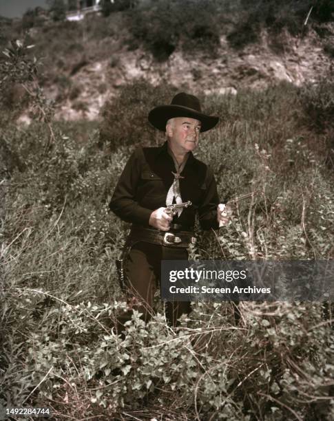 William Boyd as Hopalong Cassidy, circa 1950.