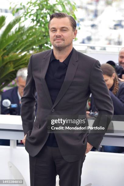 American actor Leonardo DiCaprio at Cannes Film Festival 2023. Photocall of the film Killers Of The Flower Moon. Cannes , May 21st, 2023