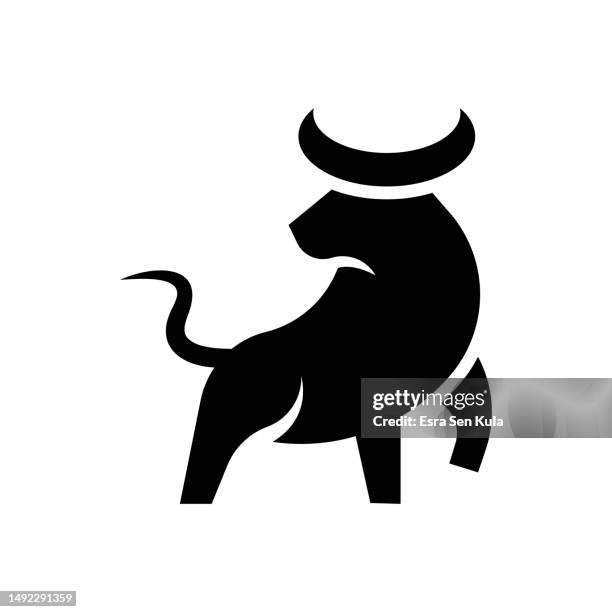 bull market solid icon. design is suitable for web page, mobile app, ui, ux and gui design. - volatility vector stock illustrations