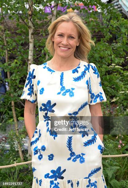Sophie Raworth attends the 2023 Chelsea Flower Show at Royal Hospital Chelsea on May 22, 2023 in London, England.