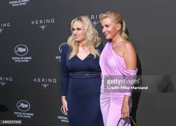 Rebel Wilson and Ramona Agruma attend the 2023 "Kering Women in Motion Award" during the 76th annual Cannes film festival on May 21, 2023 in Cannes,...