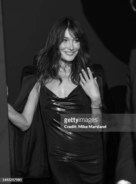 Carla Bruni attends the 2023 "Kering Women in Motion Award" during the 76th annual Cannes film festival on May 21, 2023 in Cannes, France.
