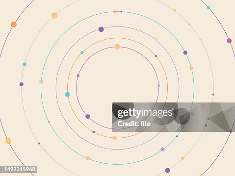 Rotation Rings Molecule Atom Nucleus Abstract Circle Background Rotation Rings Molecule Atom Nucleus Abstract Circle Background