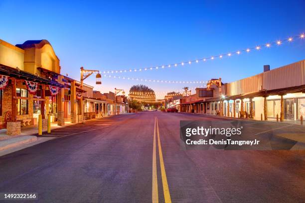old town scottsdale - scottsdale arizona stock pictures, royalty-free photos & images