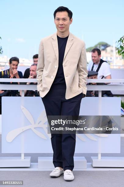 Anthony Chen attends the "Ran Dong " photocall at the 76th annual Cannes film festival at Palais des Festivals on May 22, 2023 in Cannes, France.