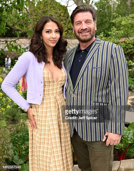 Katie Dadzie and Nick Knowles attend the 2023 Chelsea Flower Show at ...