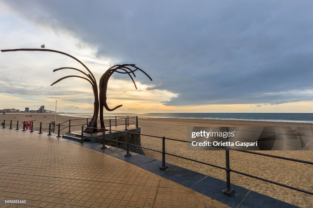 Albert-I.-Promenade in Ostende, einer Küstenstadt in der Flämischen Region Belgiens