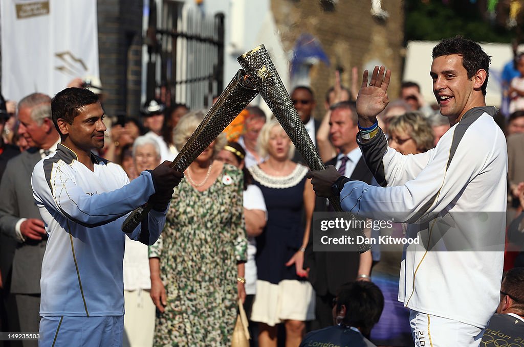 The Olympic Torch Continues Its Journey Around London