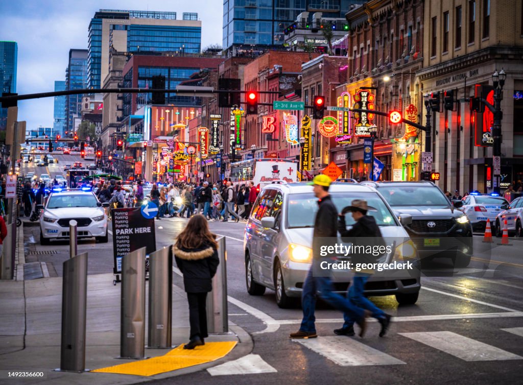 Early evening in Nashville