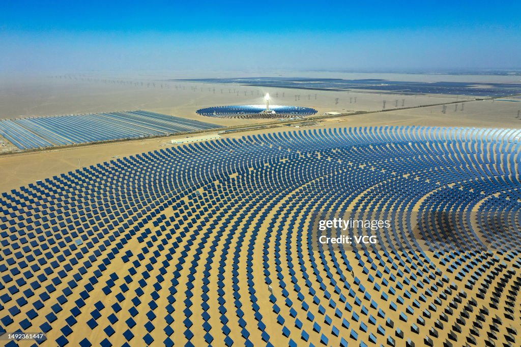 Molten Salt Solar Thermal Power Plant In Dunhuang