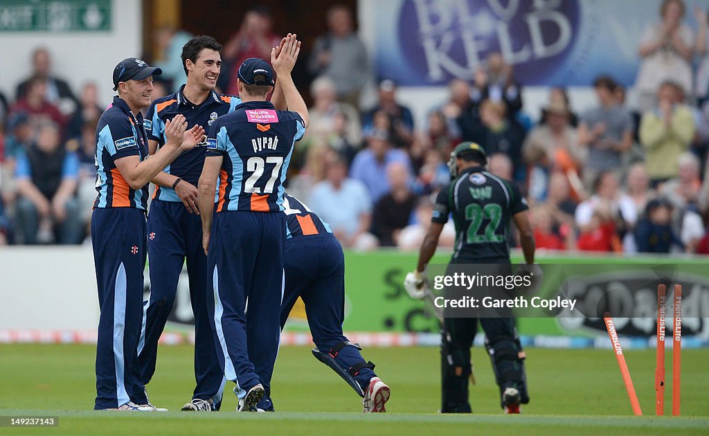 Yorkshire v Worcestershire - Friends Life T20