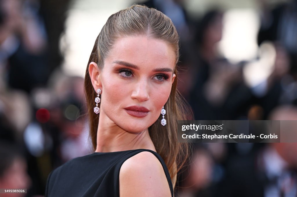 Rosie Huntington-Whiteley attends the "Club Zero" red carpet during