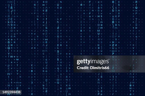 Computer code abstract futuristic background. Artificial intelligence, big data, encryption concept Computer code abstract futuristic background. Artificial intelligence, big data, encryption concept