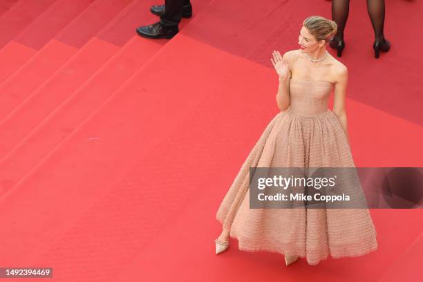 Martha Hunt attends the "Club Zero" red carpet during the 76th annual Cannes film festival at Palais des Festivals on May 22, 2023 in Cannes, France.