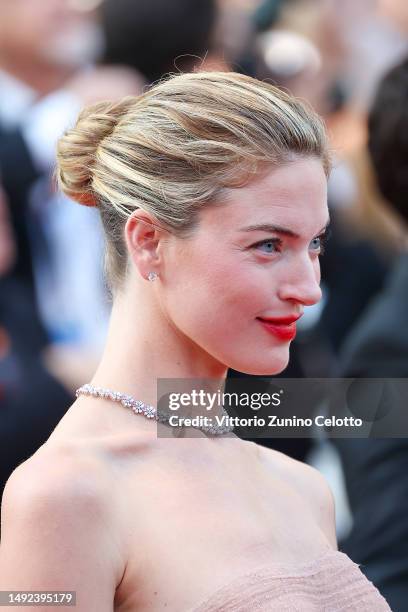 Martha Hunt attends the "Club Zero" red carpet during the 76th annual Cannes film festival at Palais des Festivals on May 22, 2023 in Cannes, France.