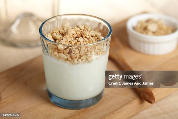 yogurt - parfait stock pictures, royalty-free photos & images