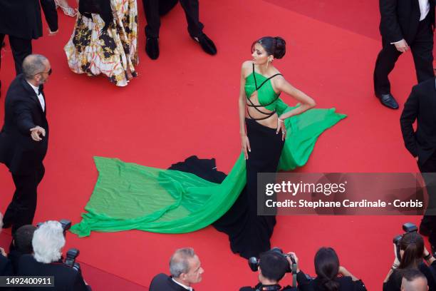 Neelam Gill attends the "Club Zero" red carpet during the 76th annual Cannes film festival at Palais des Festivals on May 22, 2023 in Cannes, France.