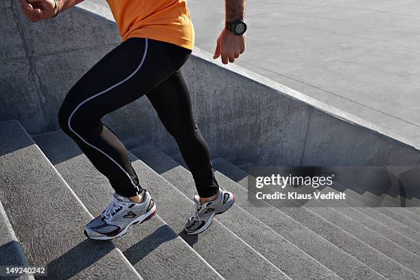 Running In Steps Male Running Steps Stock-Fotos und Bilder - Getty Images